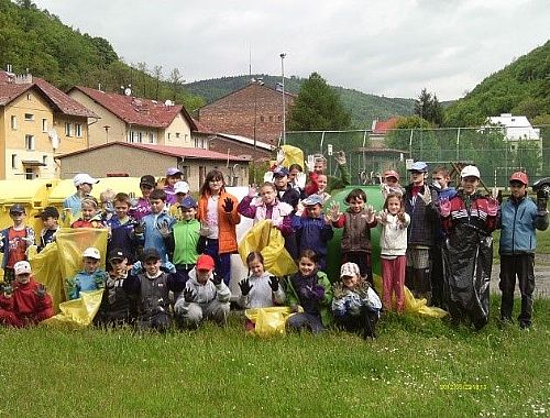 Čištění obce Hlubočky (1.-4.třída)