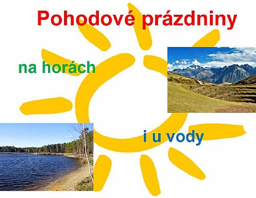 Ahoj, prázdniny