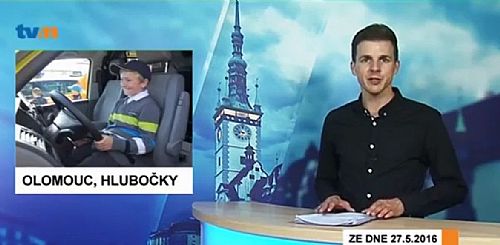 Reportáž TV Morava: Záchranáři dětem uspořádali výstavu kreseb