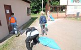 Čištění řeky Bystřice a obce Hlubočky