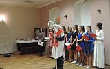 Vánoční vystoupení žáků 9. třídy pro občany Hluboček